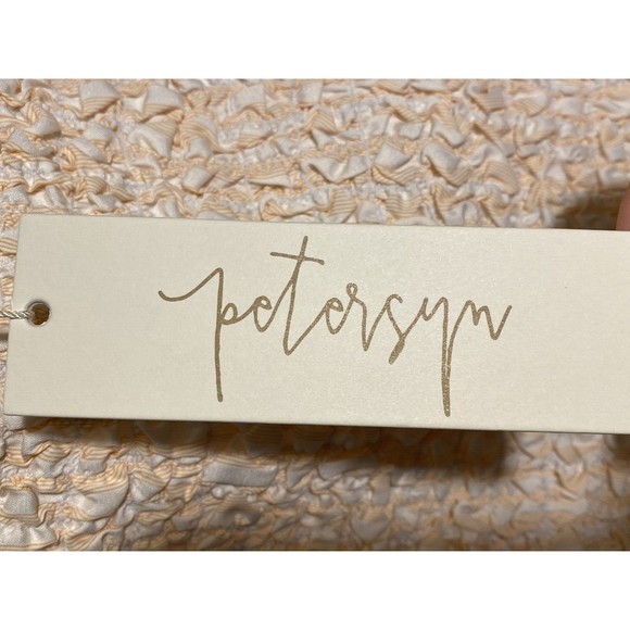 Petersyn X Revolve Nora Bodycon Smocked Dress Melon White Small M New‎ y2k - Picture 3 of 4